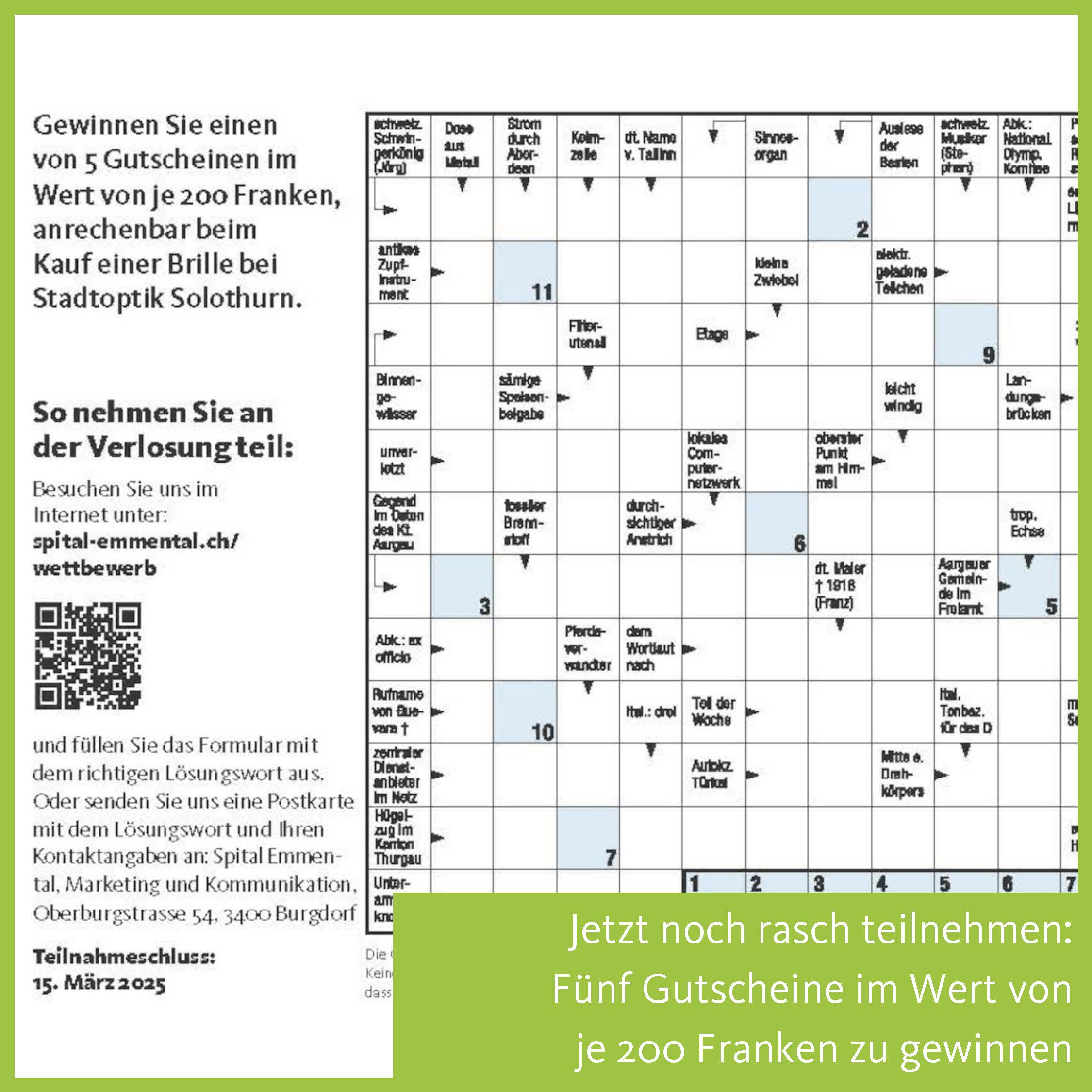 Wettbewerb - Gesundheit Emmental
