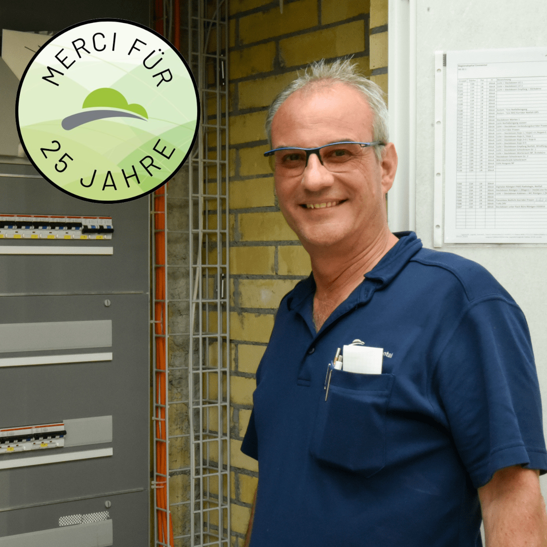 Dienstjubiläum Simon Wüthrich
