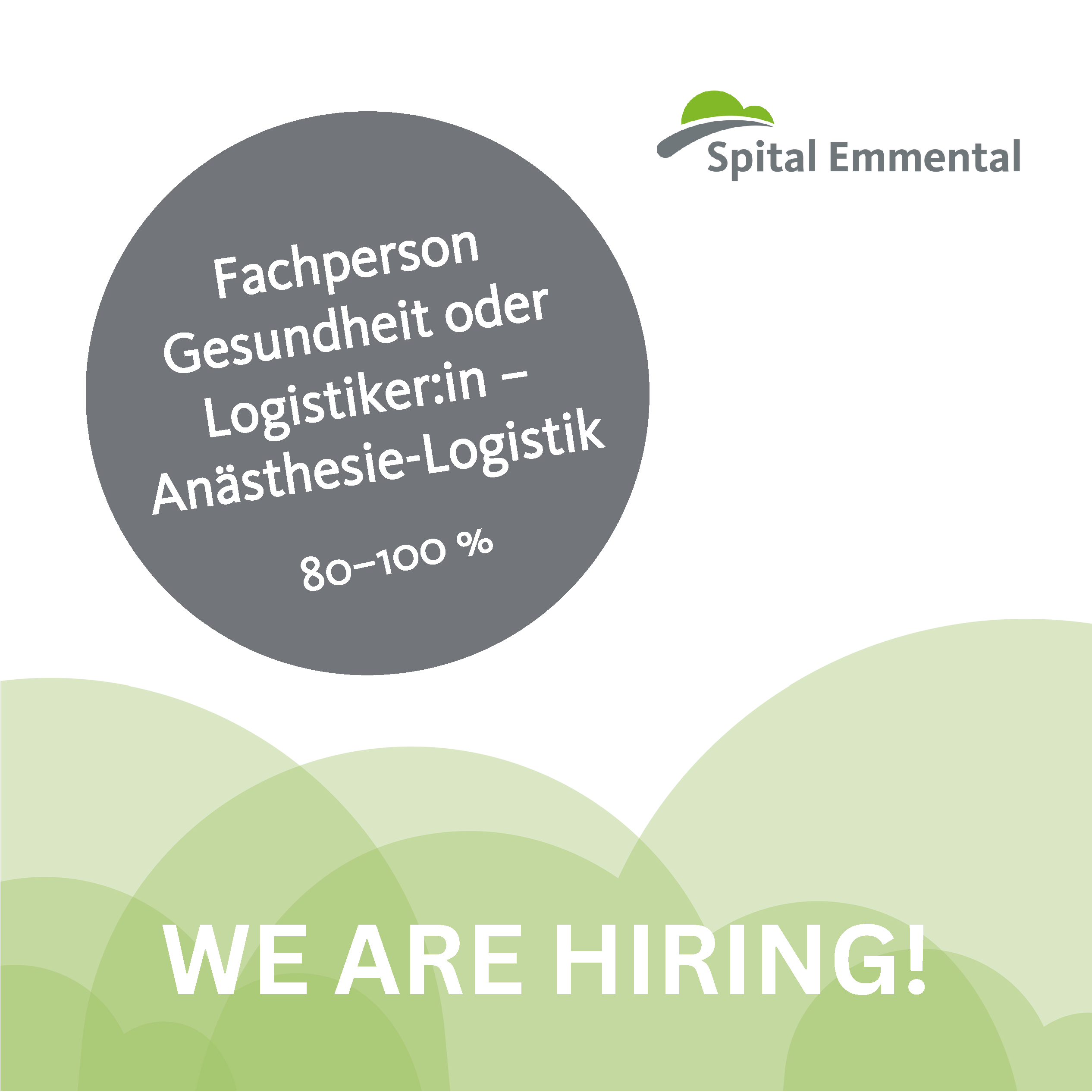 Fachperson Gesundheit oder Logistiker