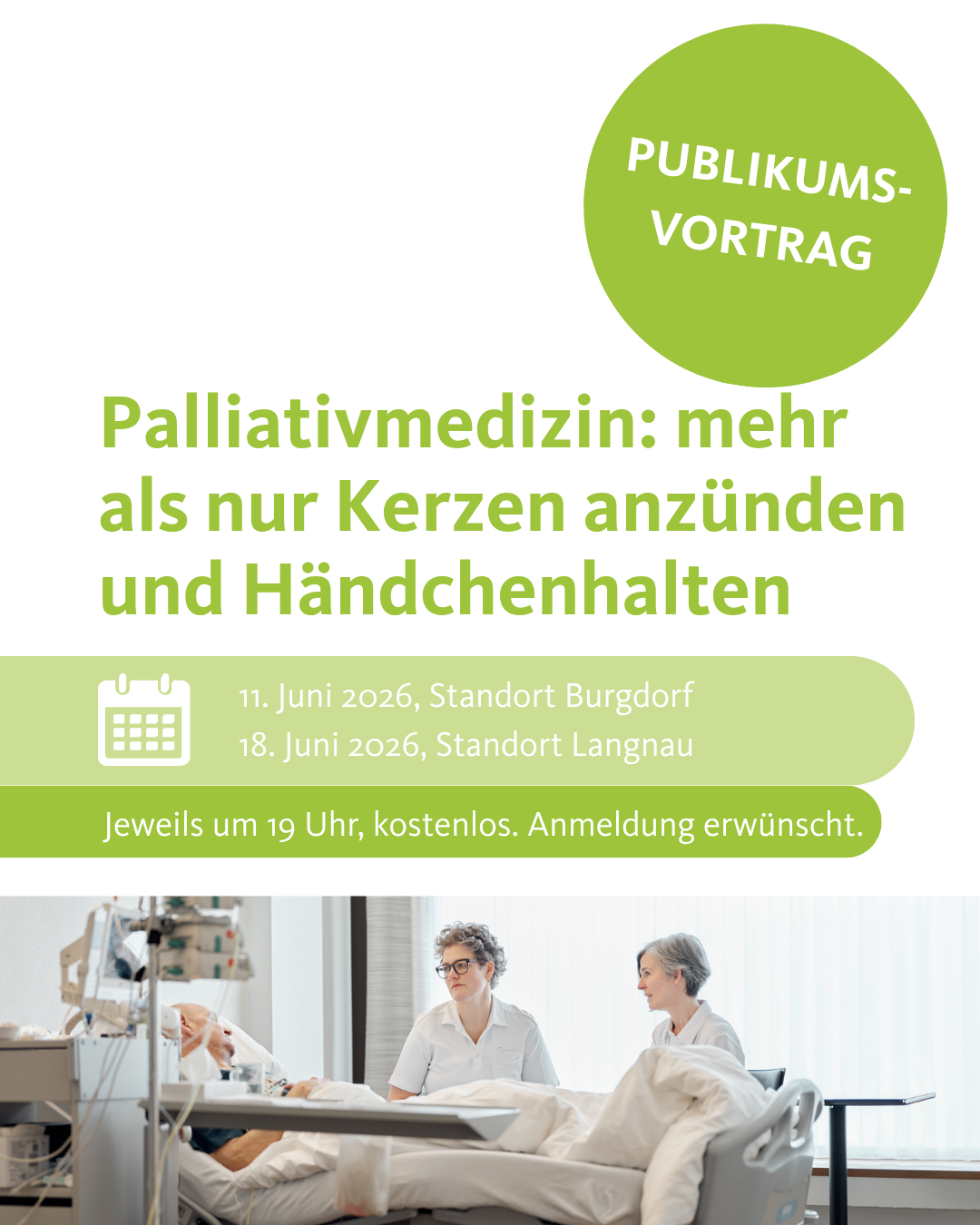 Publikumsvortrag Palliativmedizin