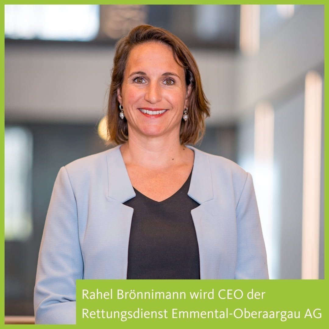 CEO Rettungsdienst EO Rahel Brönnimann