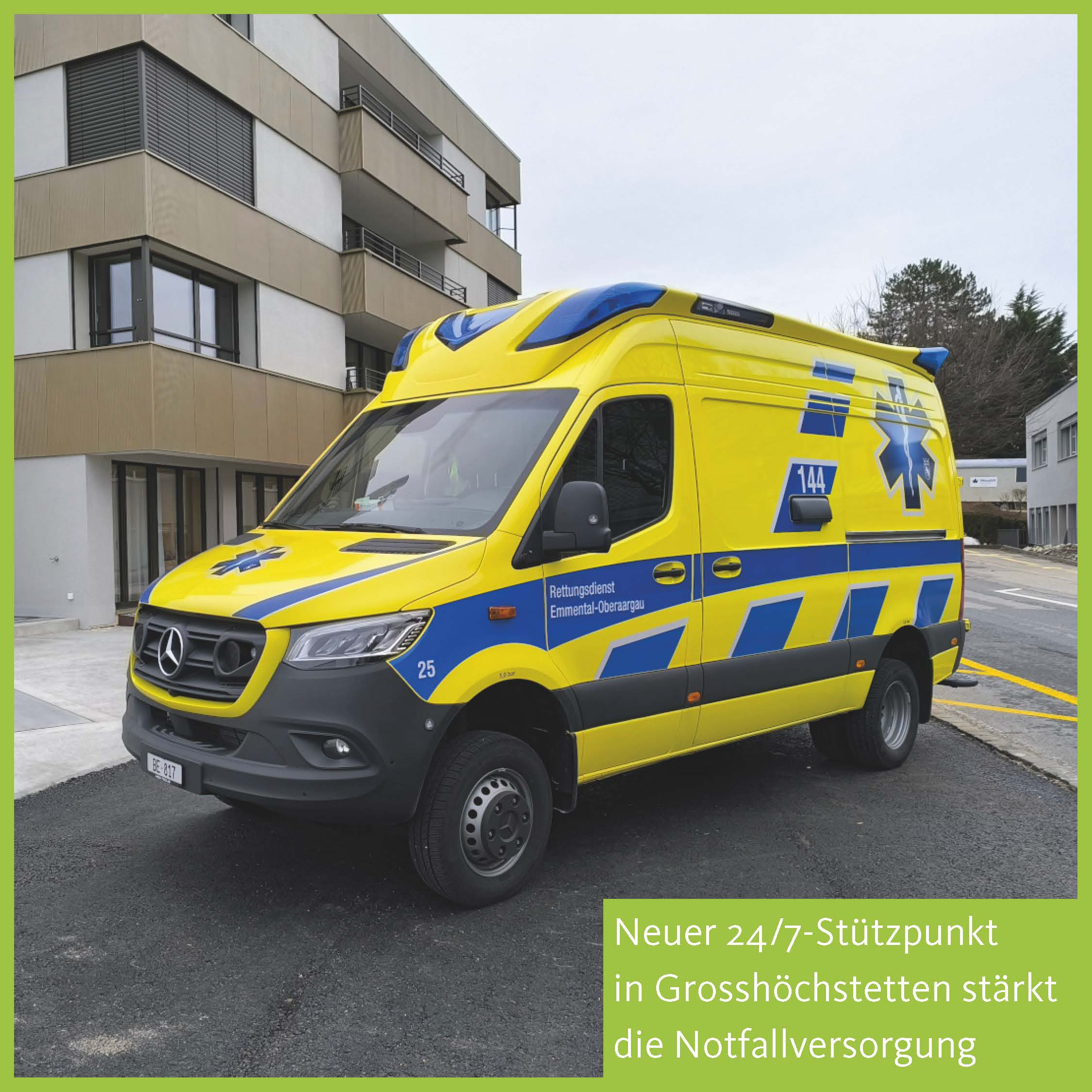 Notfallwagen - Ausbau Grosshöchstetten