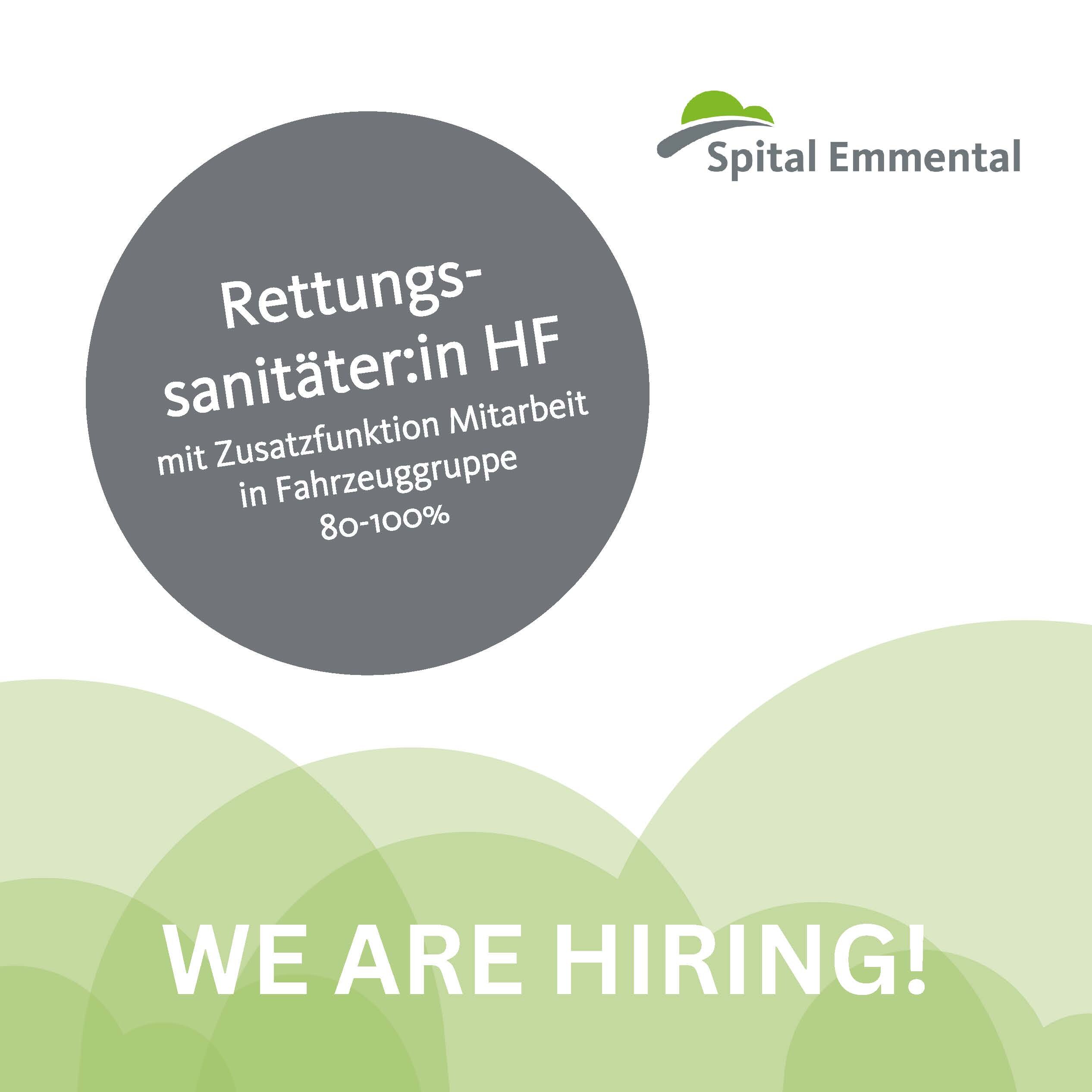 Job der Woche: Rettungssanitäter:in